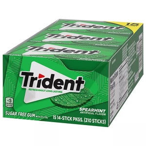 Trident Spearmint Sugar-Free Gum, 15 pk. - iviesitems