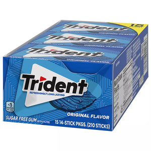 Trident Original Flavor Sugar-Free Gum, 15 pk. - iviesitems