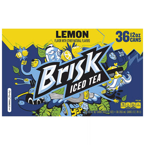 Lipton Brisk Lemon Iced Tea, 36 pk./12 oz. - iviesitems