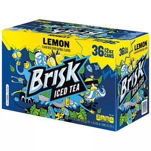 Lipton Brisk Lemon Iced Tea, 36 pk./12 oz. - iviesitems