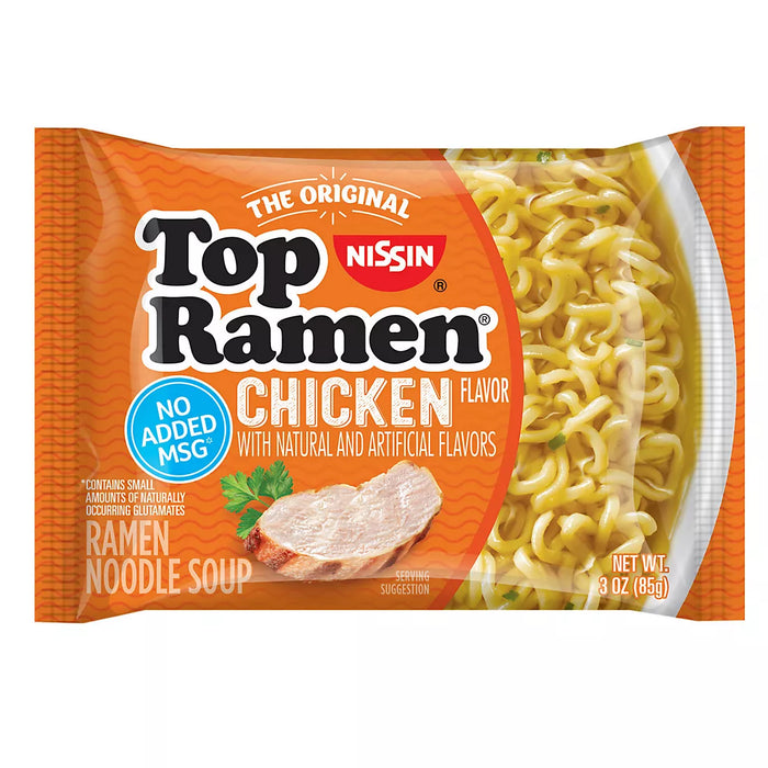 Nissin Top Ramen Chicken Flavor Noodle Soup, 48 pk./3 oz.