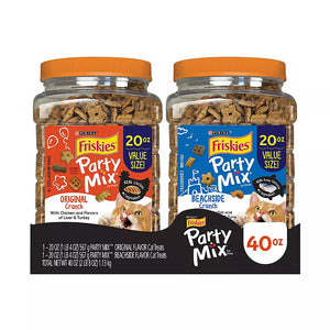 Purina Friskies Cat Treats Party Mix, 2 pk./20 oz. - iviesitems