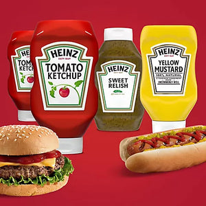 Heinz Tomato Ketchup, Sweet Relish & Natural Yellow Mustard Picnic Variety Pack - iviesitems