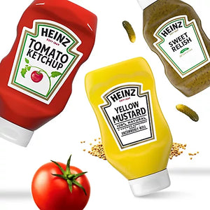 Heinz Tomato Ketchup, Sweet Relish & Natural Yellow Mustard Picnic Variety Pack - iviesitems