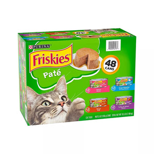 Purina Friskies Classic Pate Cat Food Variety Pack, 48 pk./5.5 oz. - iviesitems