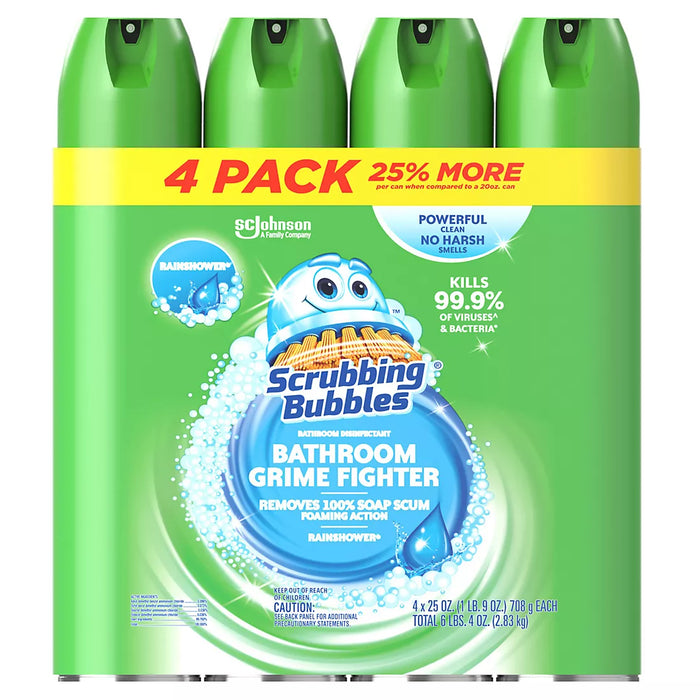 Scrubbing Bubbles Bathroom Cleaner, 4 pk./25 oz.