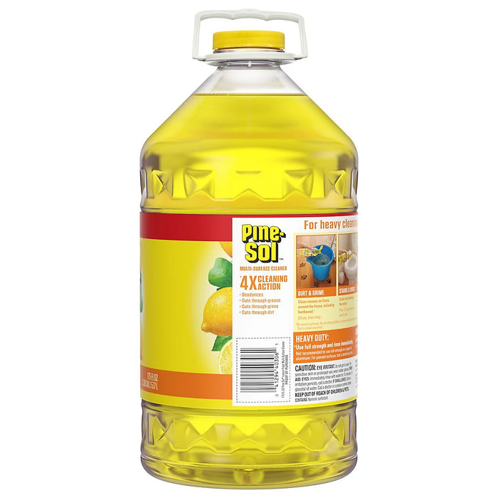 Pine-Sol Lemon-Scent Cleaner, 175 oz.