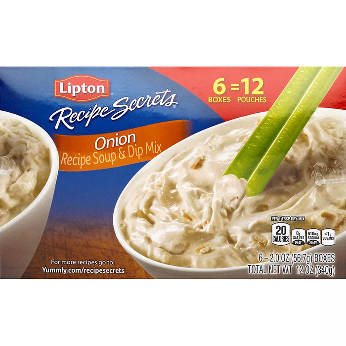 Lipton Recipe Secrets Onion Recipe Soup and Dip Mix, 6 pk/ 2 oz.