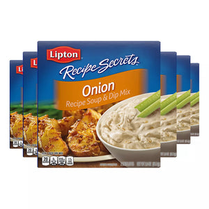 Lipton Recipe Secrets Onion Recipe Soup and Dip Mix, 6 pk/ 2 oz. - iviesitems