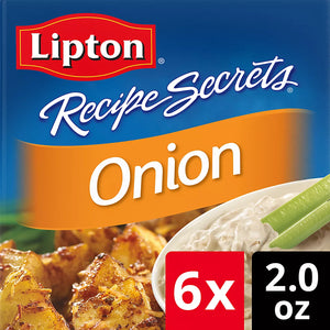 Lipton Recipe Secrets Onion Recipe Soup and Dip Mix, 6 pk/ 2 oz. - iviesitems