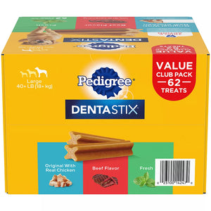 Pedigree Dentastix Triple Action Adult Dog Treat, 62 ct. - iviesitems