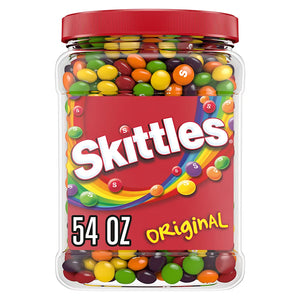 Skittles Original Fruity Chewy Candy Bulk Jar, 54 oz. - iviesitems