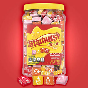 Starburst Original Fruity Chewy Candy Bulk Jar, 54 oz. - iviesitems