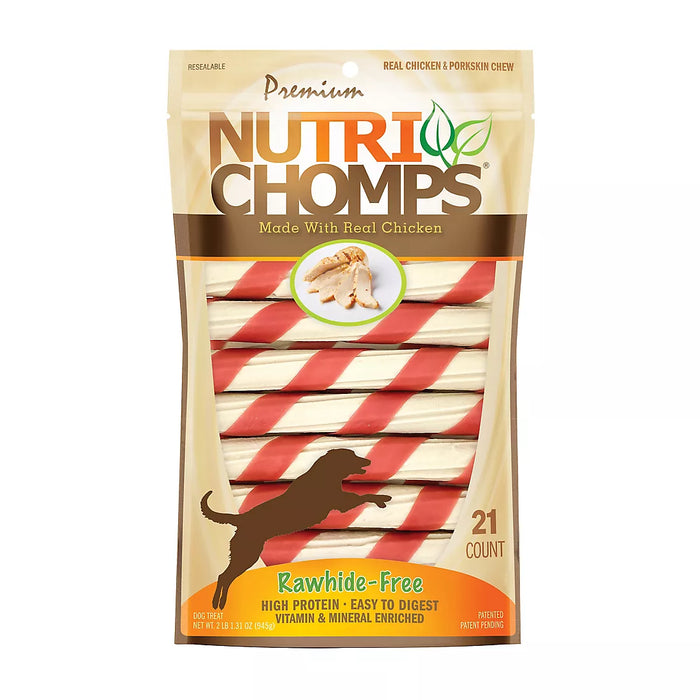 Nutri Chomps Chicken Twists, 21 ct.