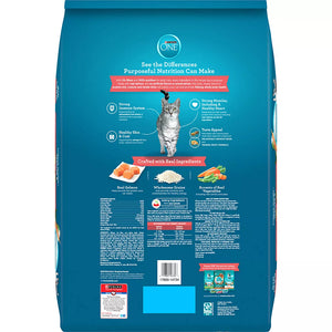 Purina ONE Tender Selects Blend With Real Salmon Natural Dry Cat Food, 22 lb. - iviesitems