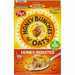 Post Honey Bunches of Oats Honey Roasted, 48 oz. - iviesitems