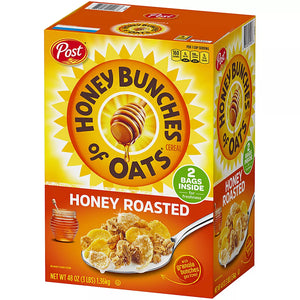 Post Honey Bunches of Oats Honey Roasted, 48 oz. - iviesitems