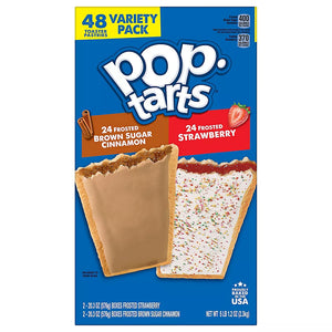 Kellogg's Pop Tarts Strawberry and Brown Sugar Variety Pack, 48 ct. - iviesitems