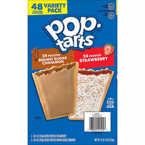 Kellogg's Pop Tarts Strawberry and Brown Sugar Variety Pack, 48 ct. - iviesitems