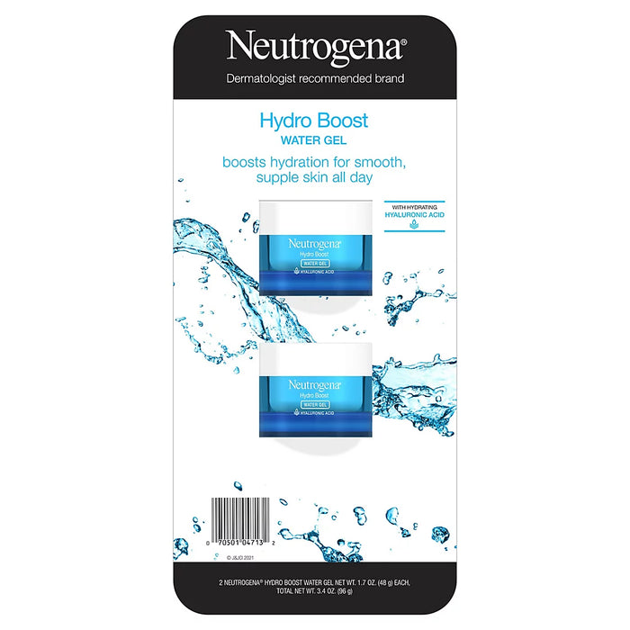 Neutrogena Hydro Boost Water Gel Facial Moisturizer, 2 x 1.7 fl. oz.