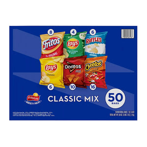 Frito Lay Variety Pack of Snacks and Chips, Classic Mix, 50 ct. - iviesitems