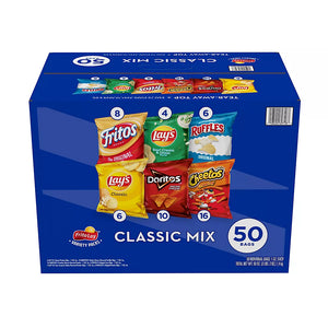 Frito Lay Variety Pack of Snacks and Chips, Classic Mix, 50 ct. - iviesitems