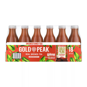 Gold Peak Unsweetened Black Tea Bottles, 18 pk./16.9 oz. - iviesitems