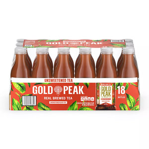 Gold Peak Unsweetened Black Tea Bottles, 18 pk./16.9 oz. - iviesitems