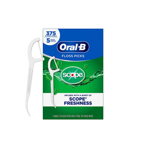 Oral-B Burst of Scope Floss Picks, Fresh Mint, 375 ct. - iviesitems