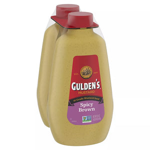 Gulden's Spicy Brown Mustard, 24 oz.Bottles, 2 ct. - iviesitems