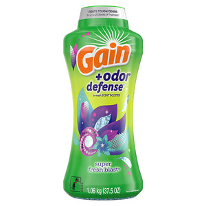 Gain + Odor Defense In-Wash Scent Booster, 37.5 oz. - Super Fresh Blast Scent - iviesitems