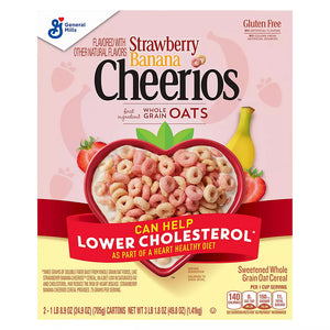 General Mills Strawberry Banana Cheerios Cereal, 2 pk./24.9 oz. - iviesitems