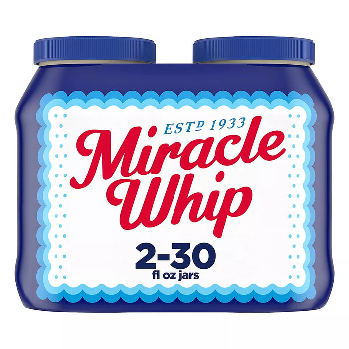 Miracle Whip Mayo-Like Dressing, 2pk./30 oz.