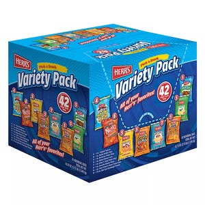 HERR'S Pack & Snack Variety-Pack, 42 pk./0.5 oz. - iviesitems