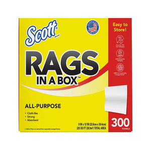 Scott Rags in a Box 300-Sheet Paper Towel Roll - iviesitems