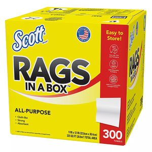 Scott Rags in a Box 300-Sheet Paper Towel Roll - iviesitems