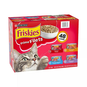 Purina Friskies Prime Filets Cat Food Variety Pack, 48 pk./5.5 oz. - iviesitems