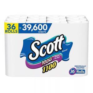 Scott 1100-Sheets, 1-Ply Bath Tissue, 36 ct. - iviesitems