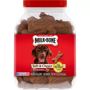 Milk-Bone Soft & Chewy Beef Recipe Dog Snacks, 37 oz. - iviesitems