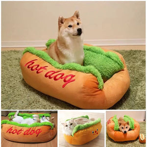 Hot Dog Pet Bed