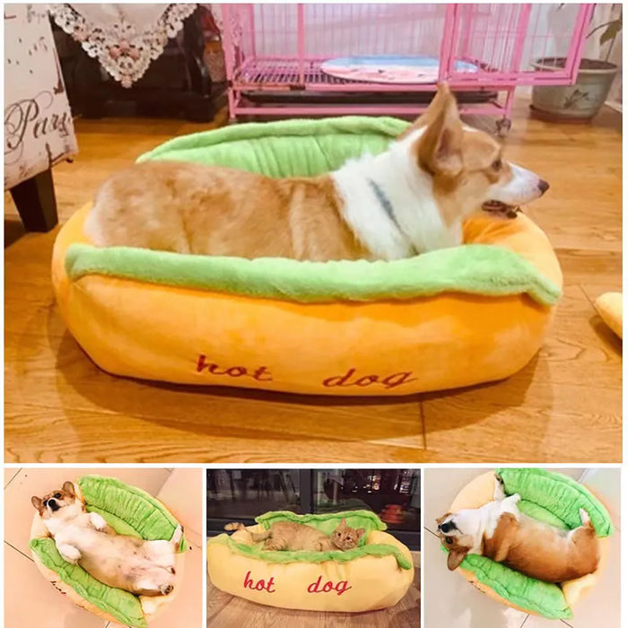 Hot Dog Pet Bed