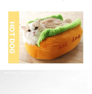 Hot Dog Pet Bed