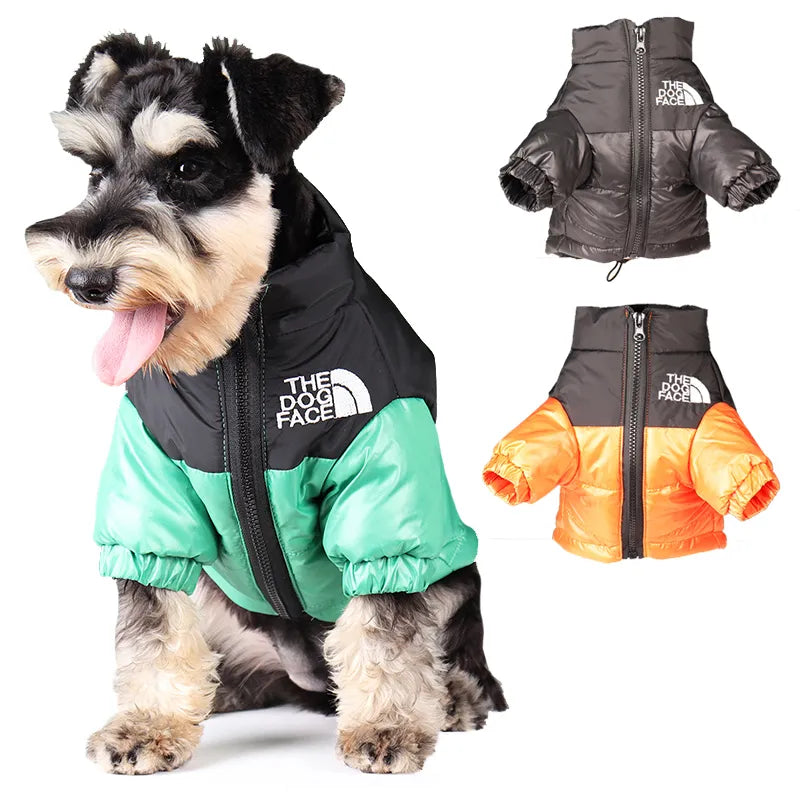 Dog Face Puffer Coat